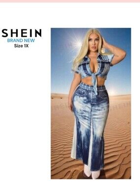 Shien SXY Crop Top and Maxi Skirt BRAND NEW WITHOUT TAGS